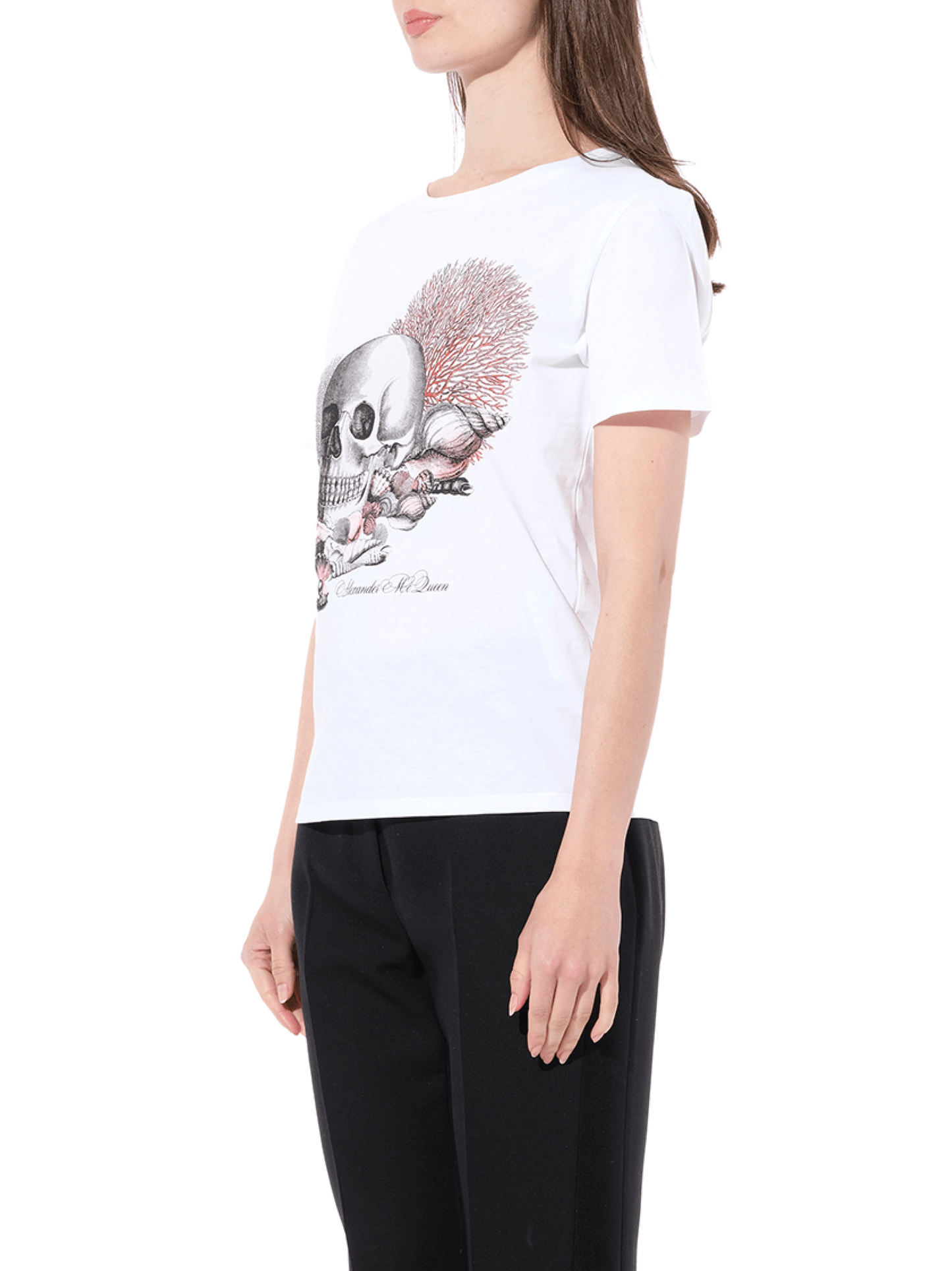 ALEXANDER MCQUEEN Cabinet S T-Shirt (White)