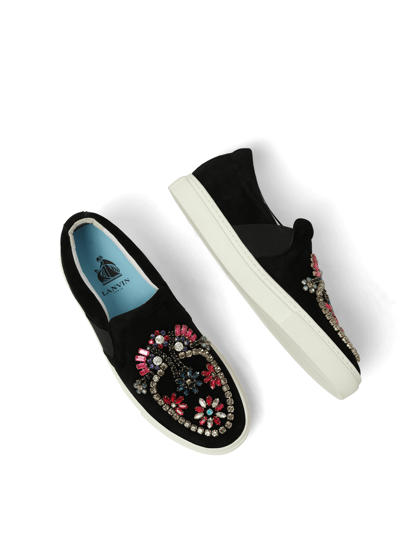 LANVIN Emb Slip On Sneaker (Black)