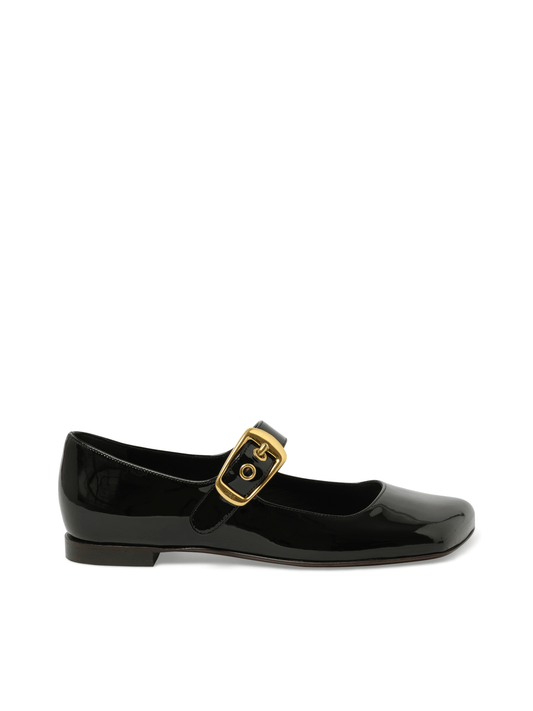 Image of Flats. Productname: CHLOE Polly Flat Sandals in Black colour by brand - CHLOE