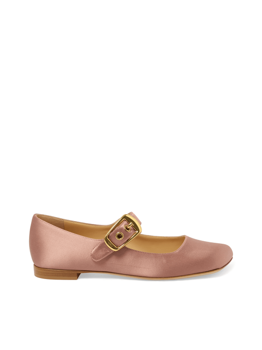 Image of Flats. Productname: CHLOE Polly Flats in Misty Rose colour by brand - CHLOE