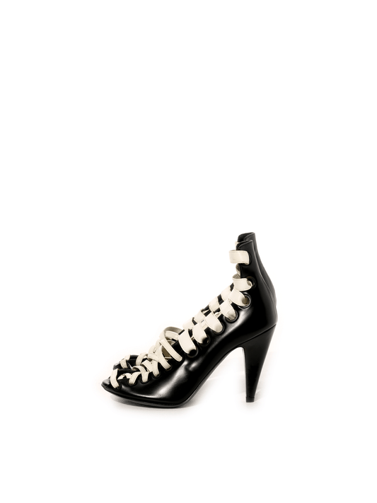 Image of Sandals. Productname: BALENCIAGA Sandal Leather in BLACK colour by brand - BALENCIAGA