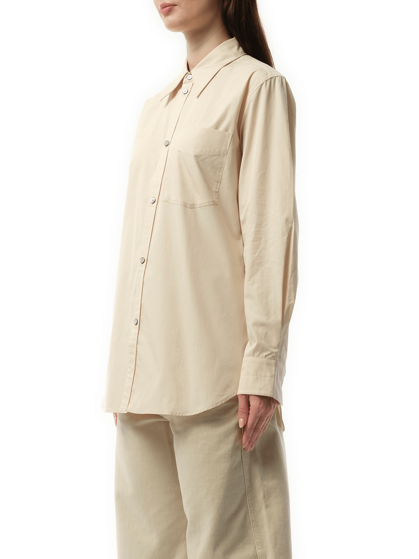LEMAIRE Fitted Shirt (Cream)