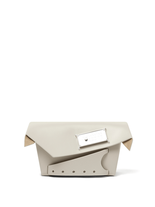 Image of Bags. Productname: MAISON MARGIELA Snatched Classique Small Bag in Greige colour by brand - MAISON MARGIELA