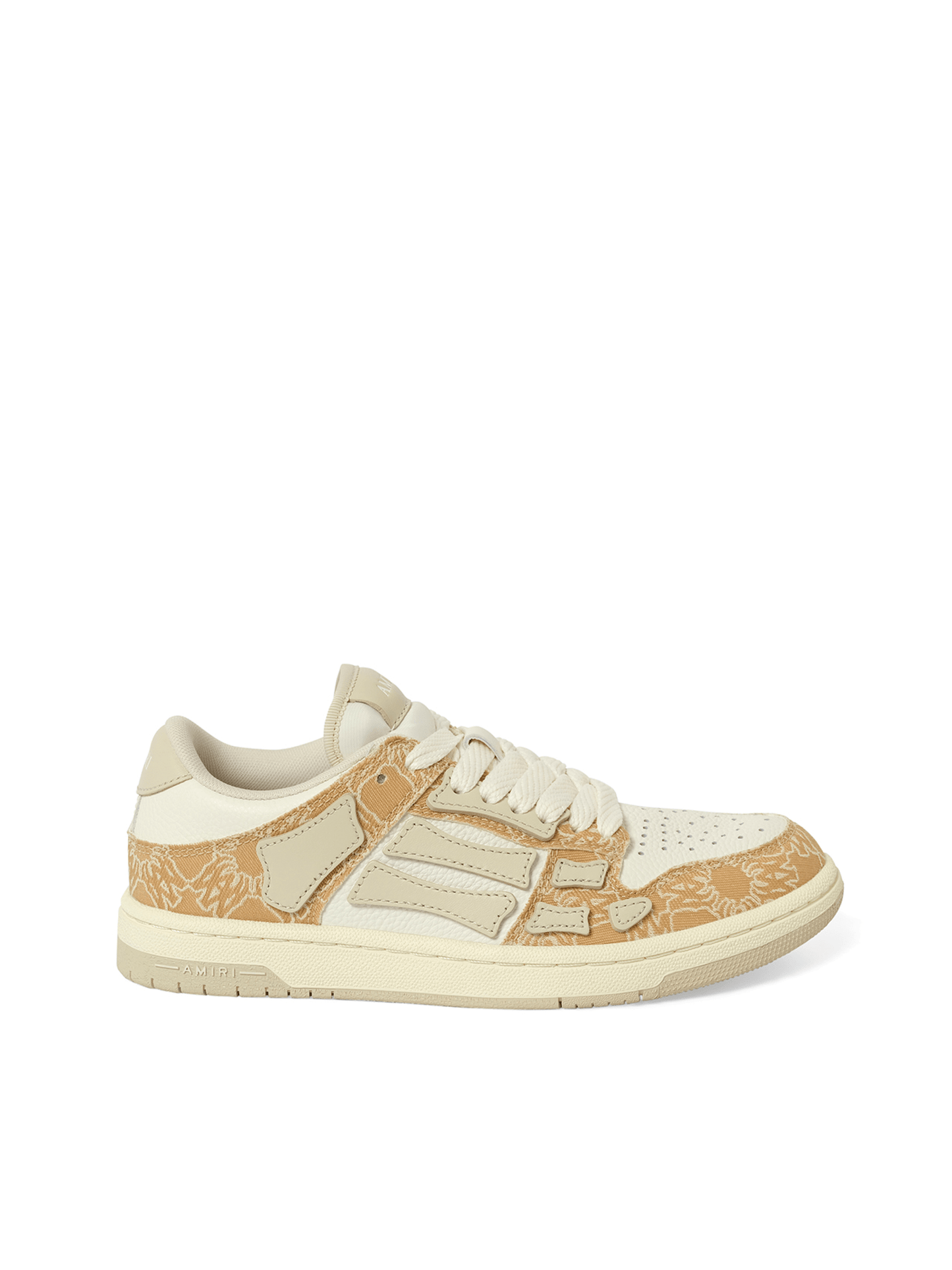 Image of Sneakers. Productname: AMIRI MA Quad Skeleton Low Top Sneaker in Birch colour by brand - AMIRI