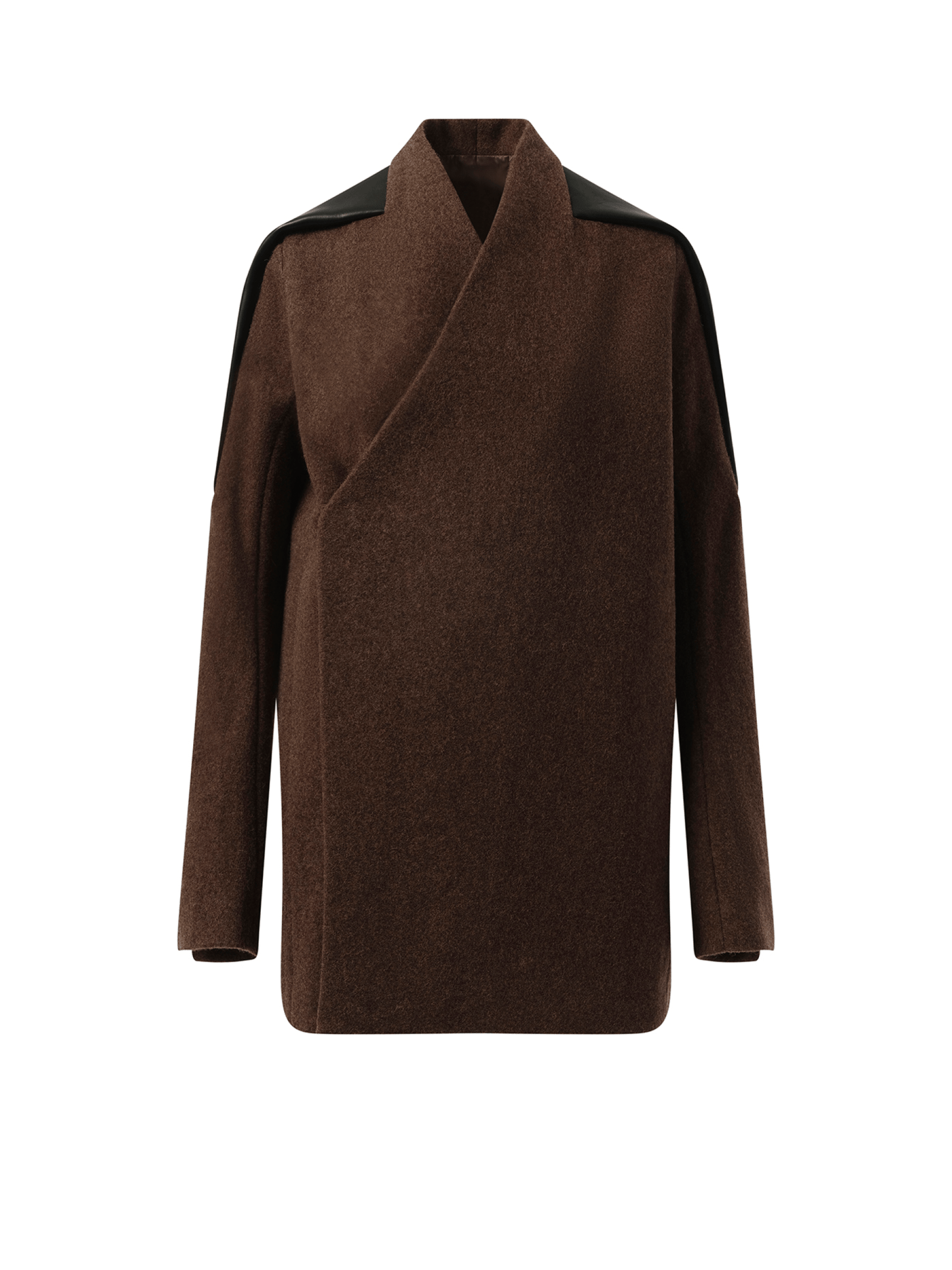 RICK OWENS Officer Jacket (Brown)