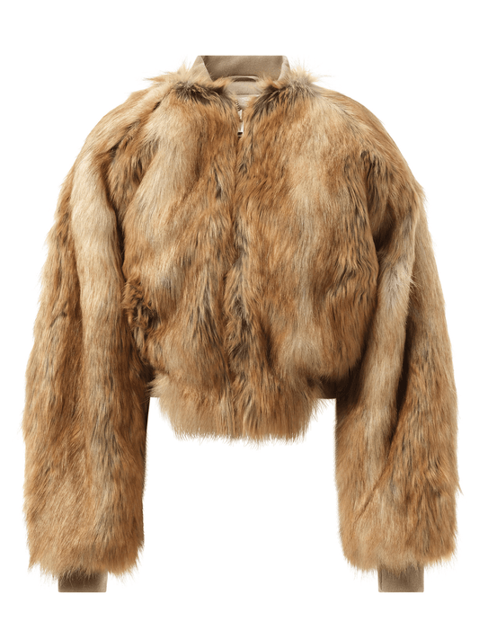 ENTIRE STUDIOS Mane Raglan Bomber (Brown)