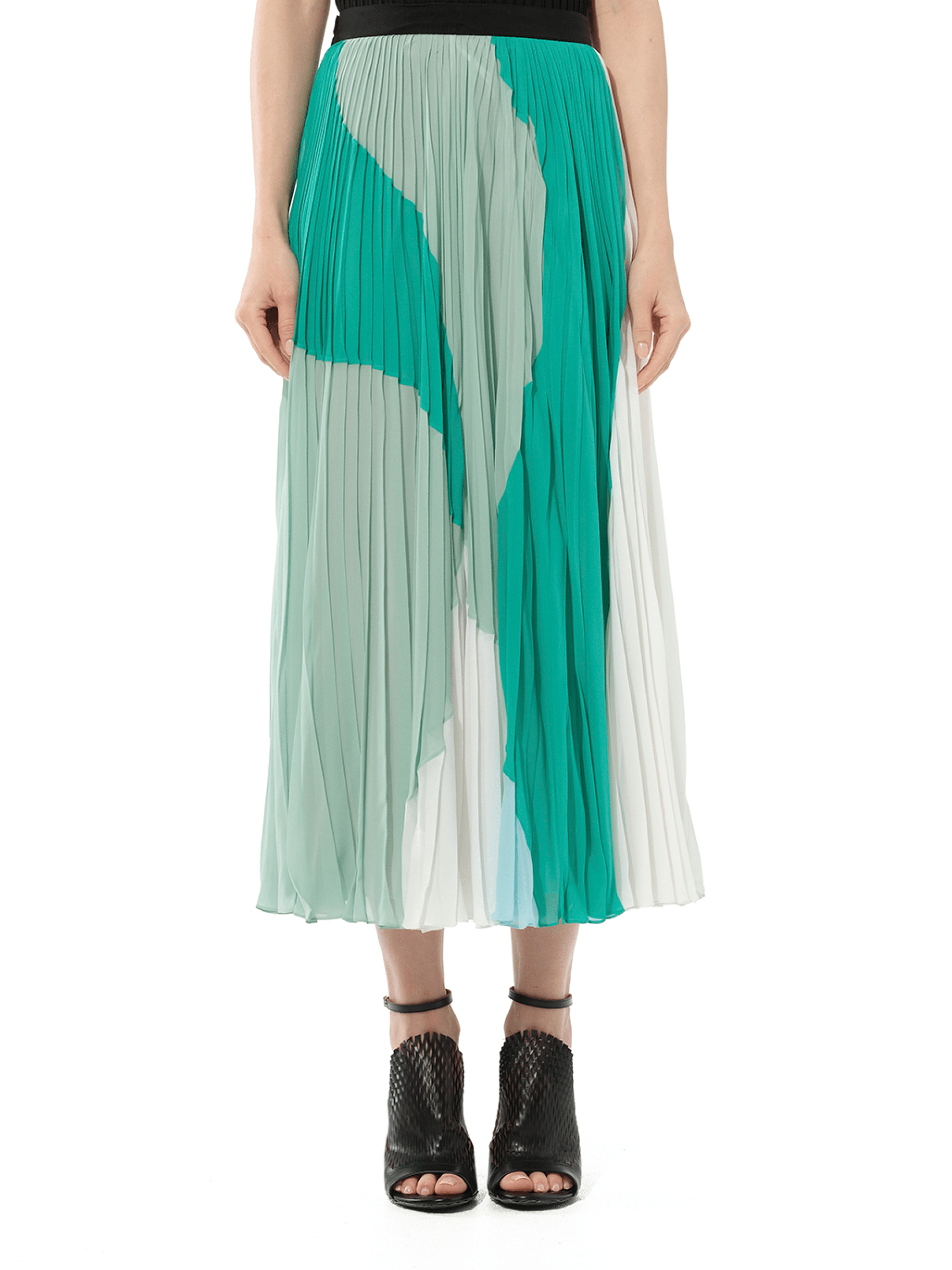 Image of a model wearing Skirts. Productname: PUCCI Skirt in Blue colour by brand - PUCCI