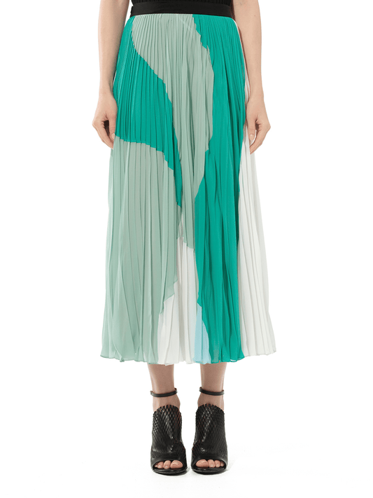 Image of a model wearing Skirts. Productname: PUCCI Skirt in Blue colour by brand - PUCCI