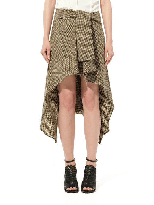 Image of a model wearing Skirts. Productname: CHLOE Skirt in Beige colour by brand - CHLOE