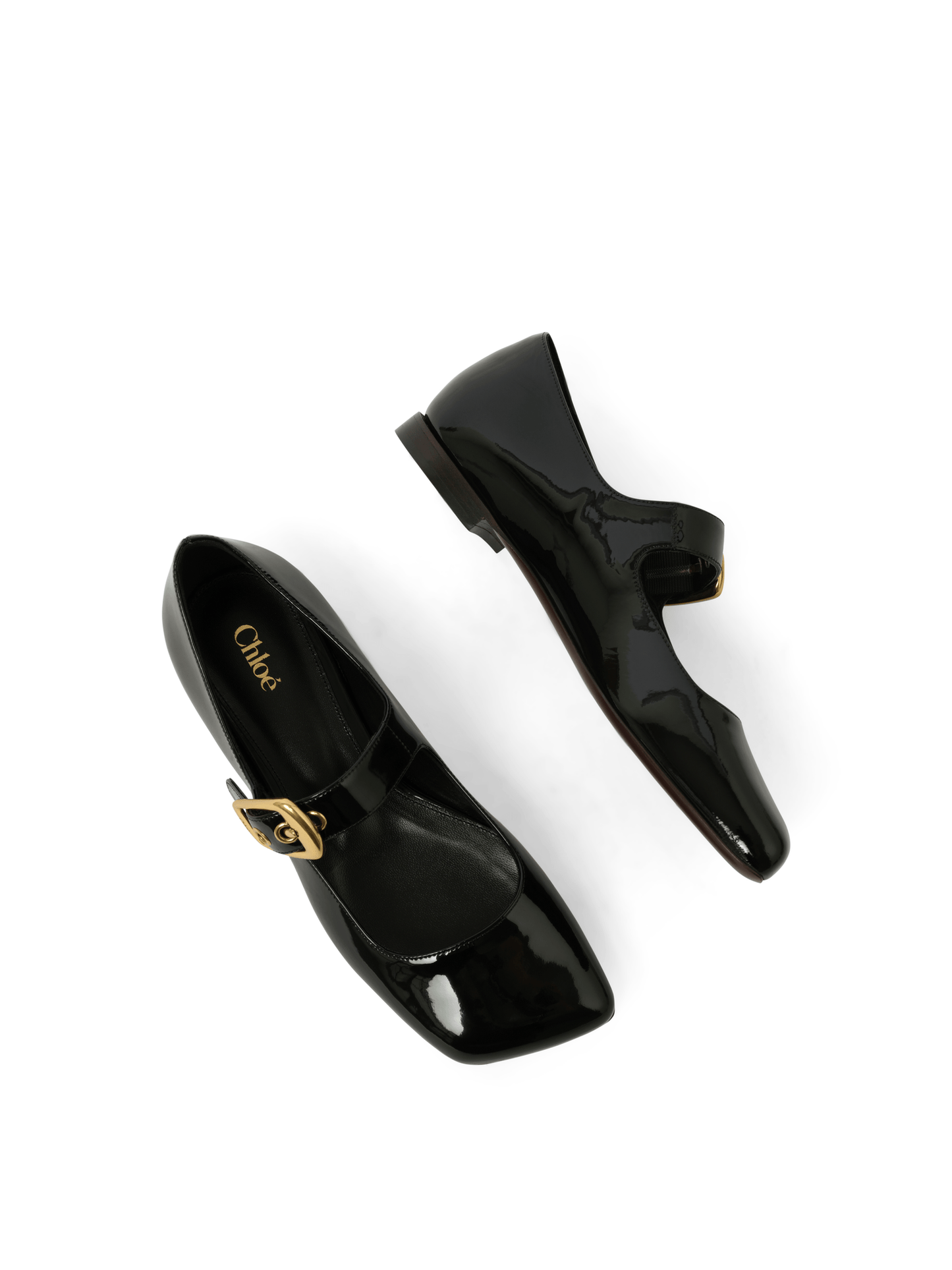 CHLOE Polly Flat Sandals (Black)