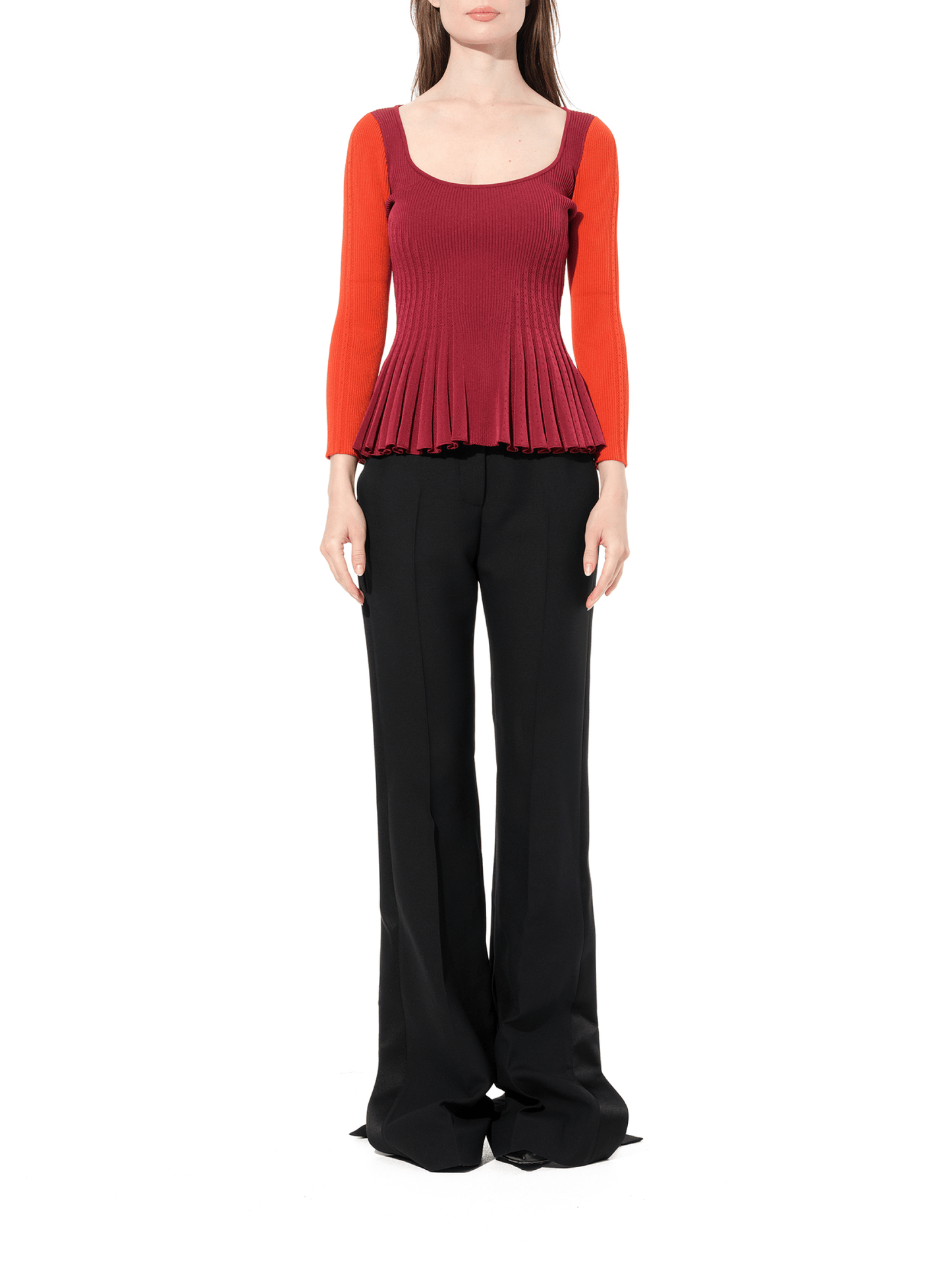 ALEXANDER MCQUEEN Scoop Knitwear (Pink)