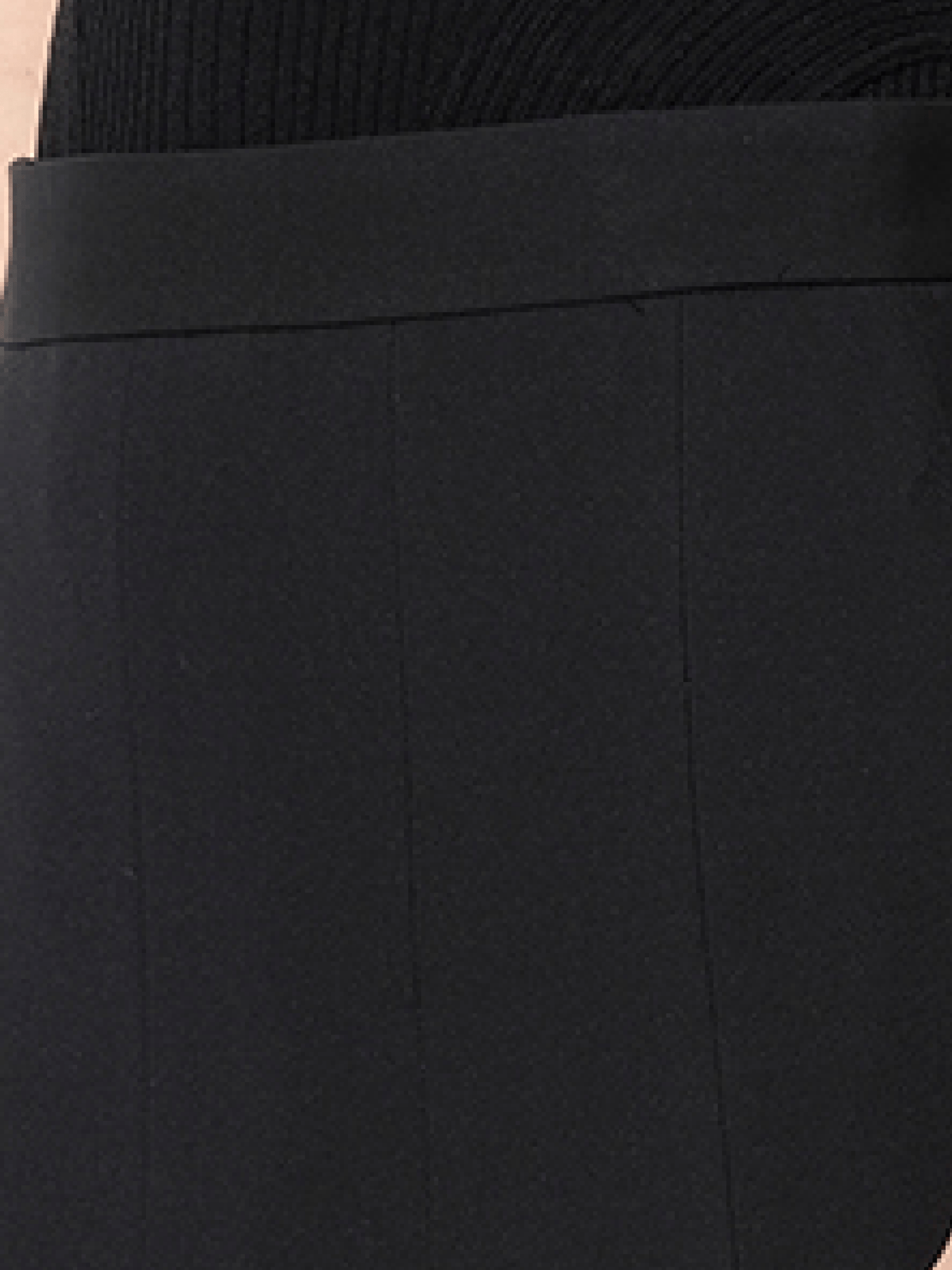 ALEXANDER MCQUEEN Wool Silk Skirt (Black)