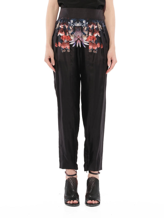 Image of a model wearing Pants. Product name - Pants in Multicolour colour by brand - GIVENCHY