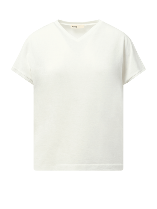 KHAITE Devra Top (Cream)