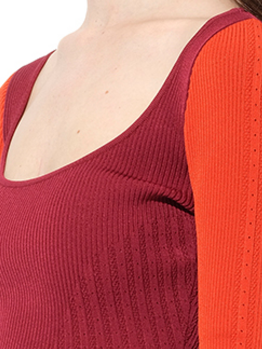 ALEXANDER MCQUEEN Scoop Knitwear (Rose)