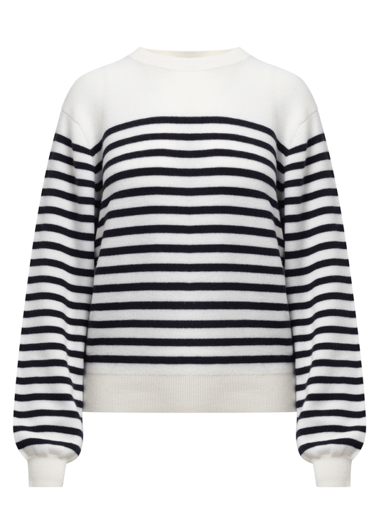 KHAITE Viola Sweater (Glaze Midnight Navy)