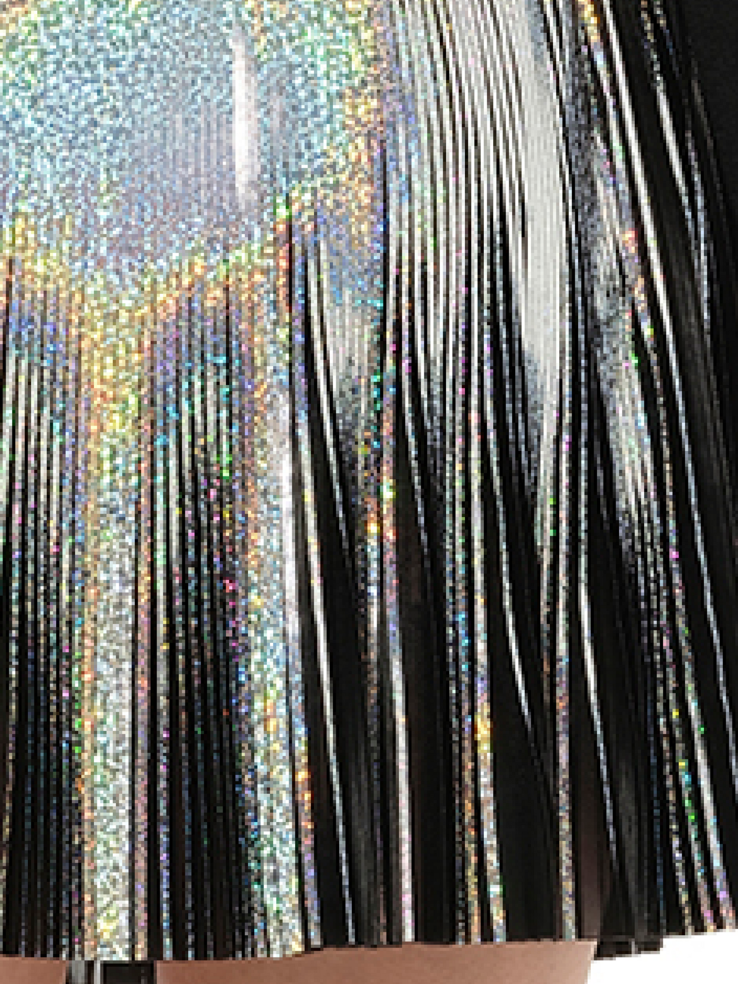 BALMAIN Hologramme Skirt (Black)