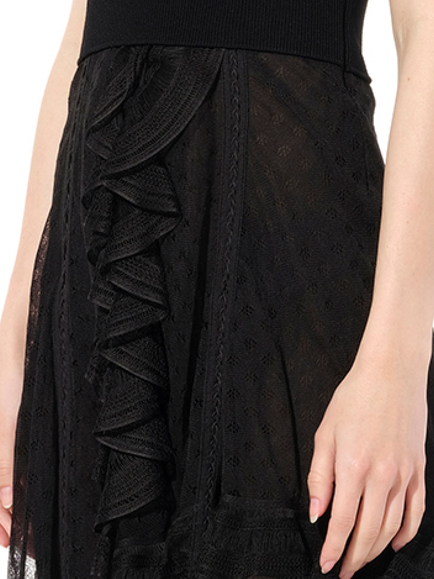 ALEXANDER MCQUEEN Mini Dress (Black)