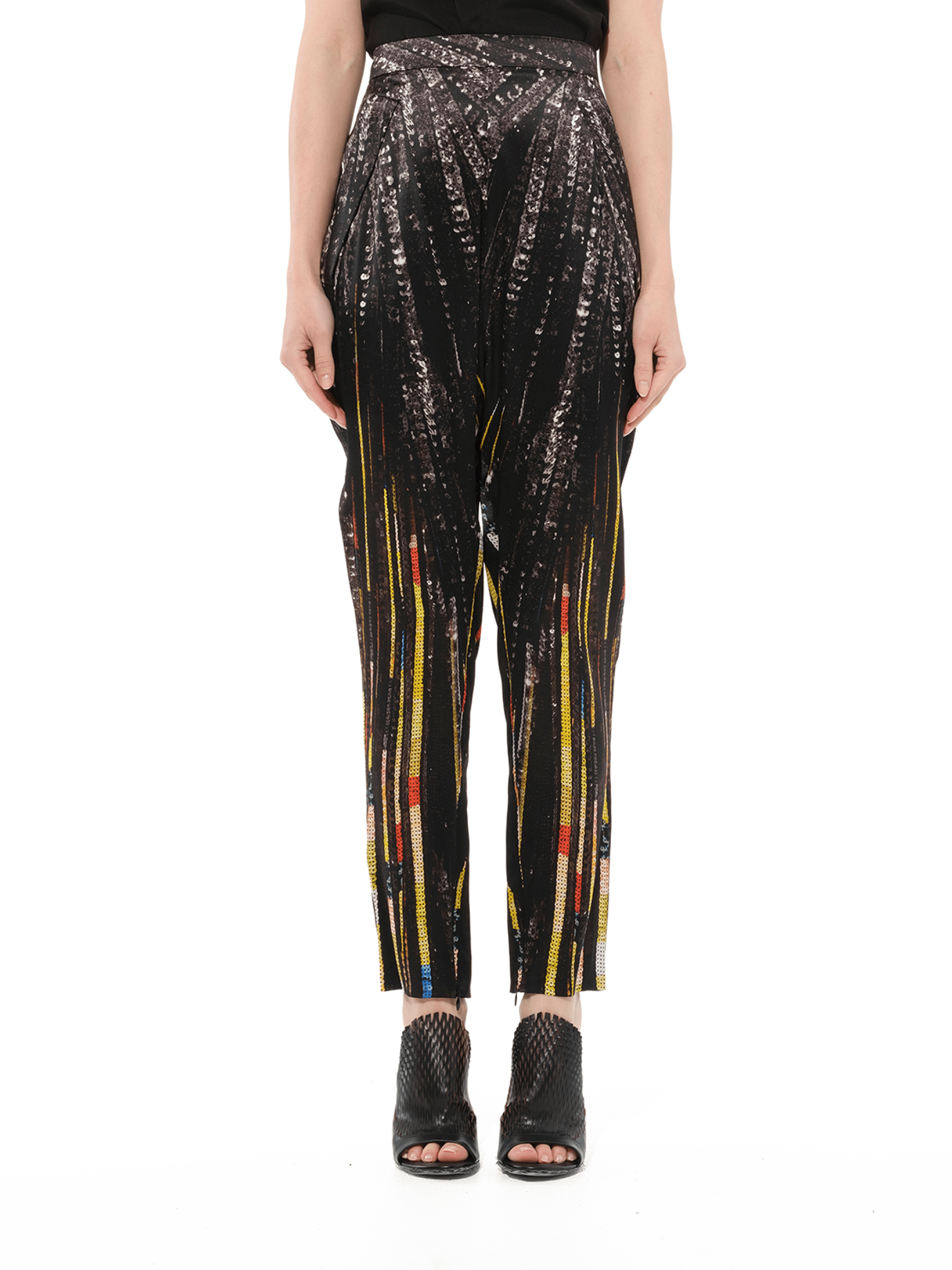 Image of a model wearing Pants. Productname: GIVENCHY Pants in Multicolor colour by brand - GIVENCHY
