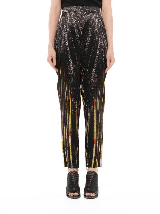 Image of a model wearing Pants. Productname: GIVENCHY Pants in Multicolor colour by brand - GIVENCHY