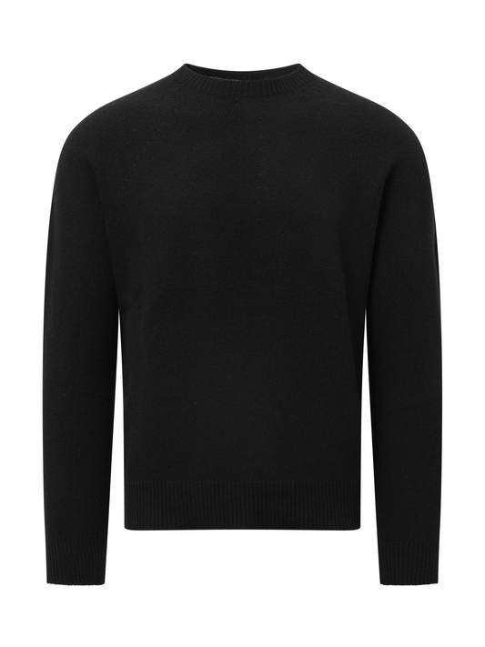 JIL SANDER Cashmere Seamless Sweater (Black)