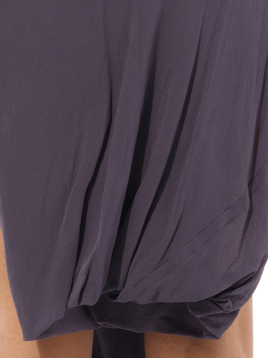 RICK OWENS Woven Skirt (Purple)