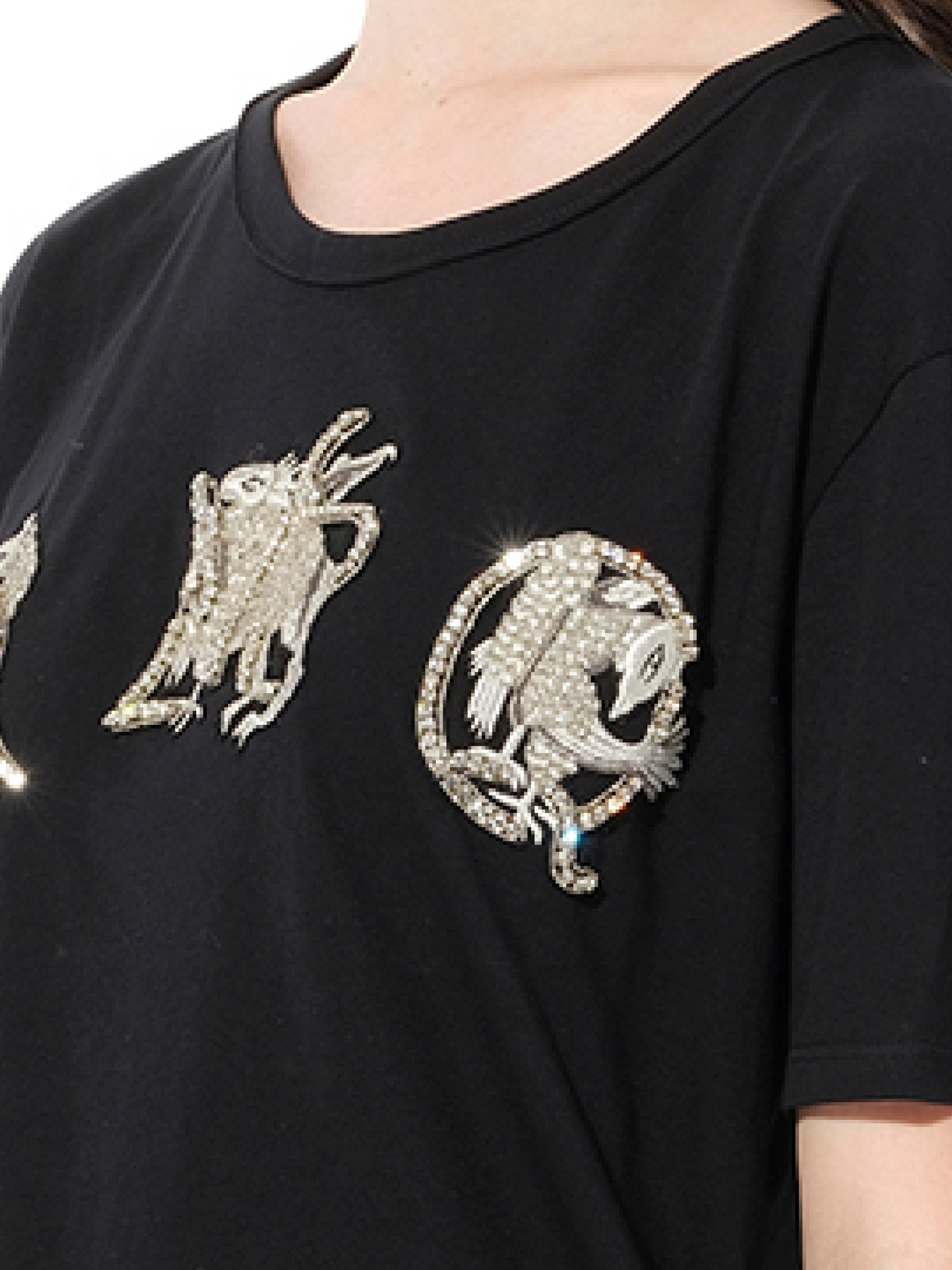 ALEXANDER MCQUEEN Maglieta Myth T-Shirt (Black)