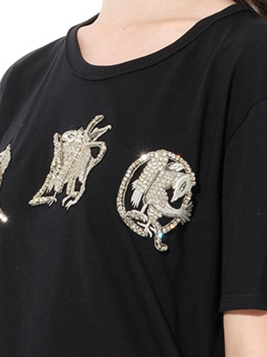 ALEXANDER MCQUEEN Maglieta Myth T-Shirt (Black)