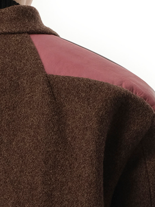 RICK OWENS Officer Jacket (Brown)