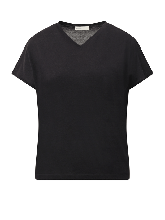 KHAITE Devra Top (Black)