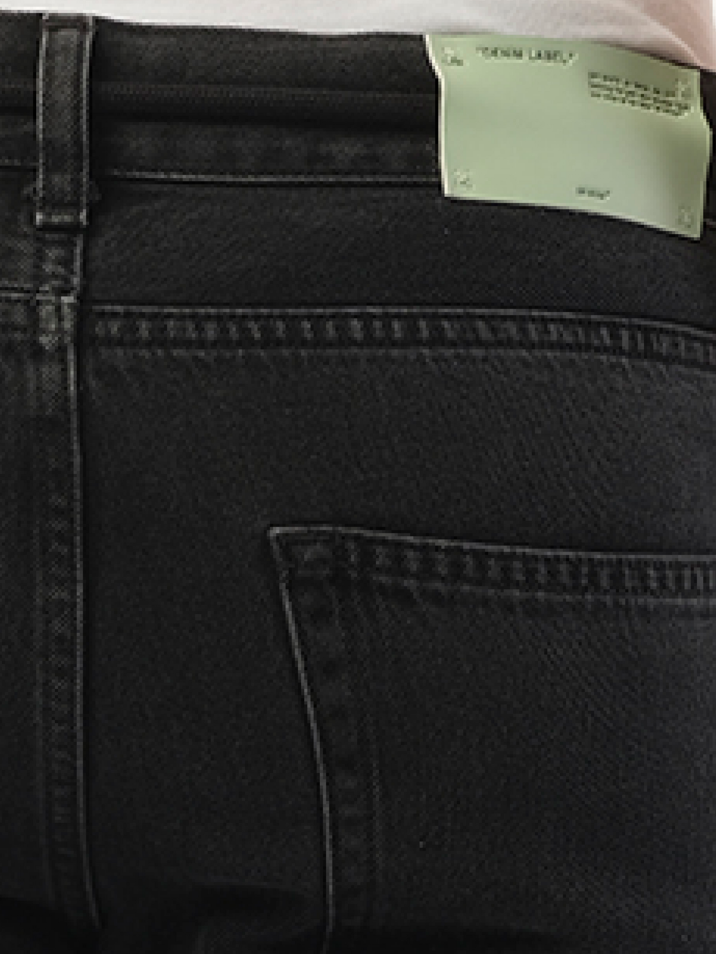 OFF-WHITE Blur Slim Jeans (Black)