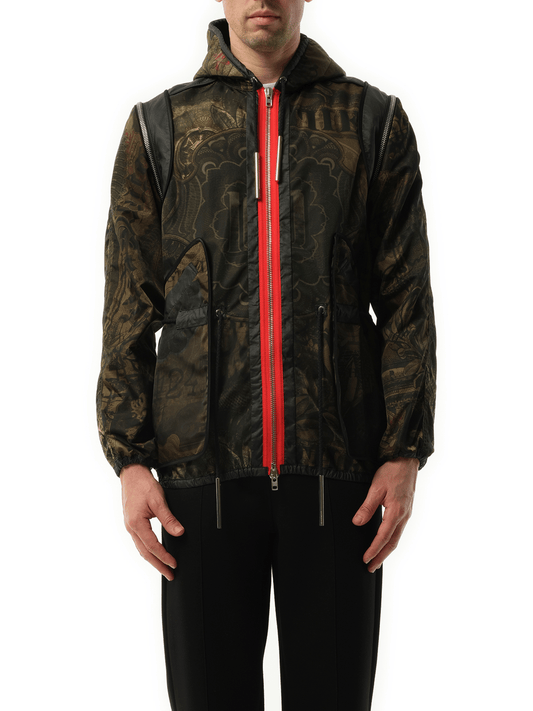 Image of Coats & Jackets. Productname: GIVENCHY Podium Dollar Jacket in GREEN colour by brand - GIVENCHY