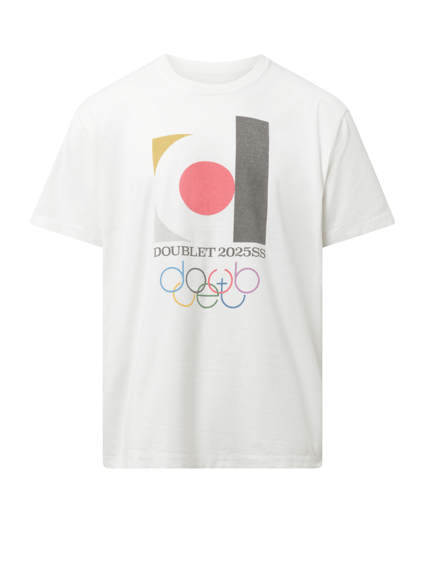 DOUBLET Doublet 2025SS Logo T-Shirt (White)