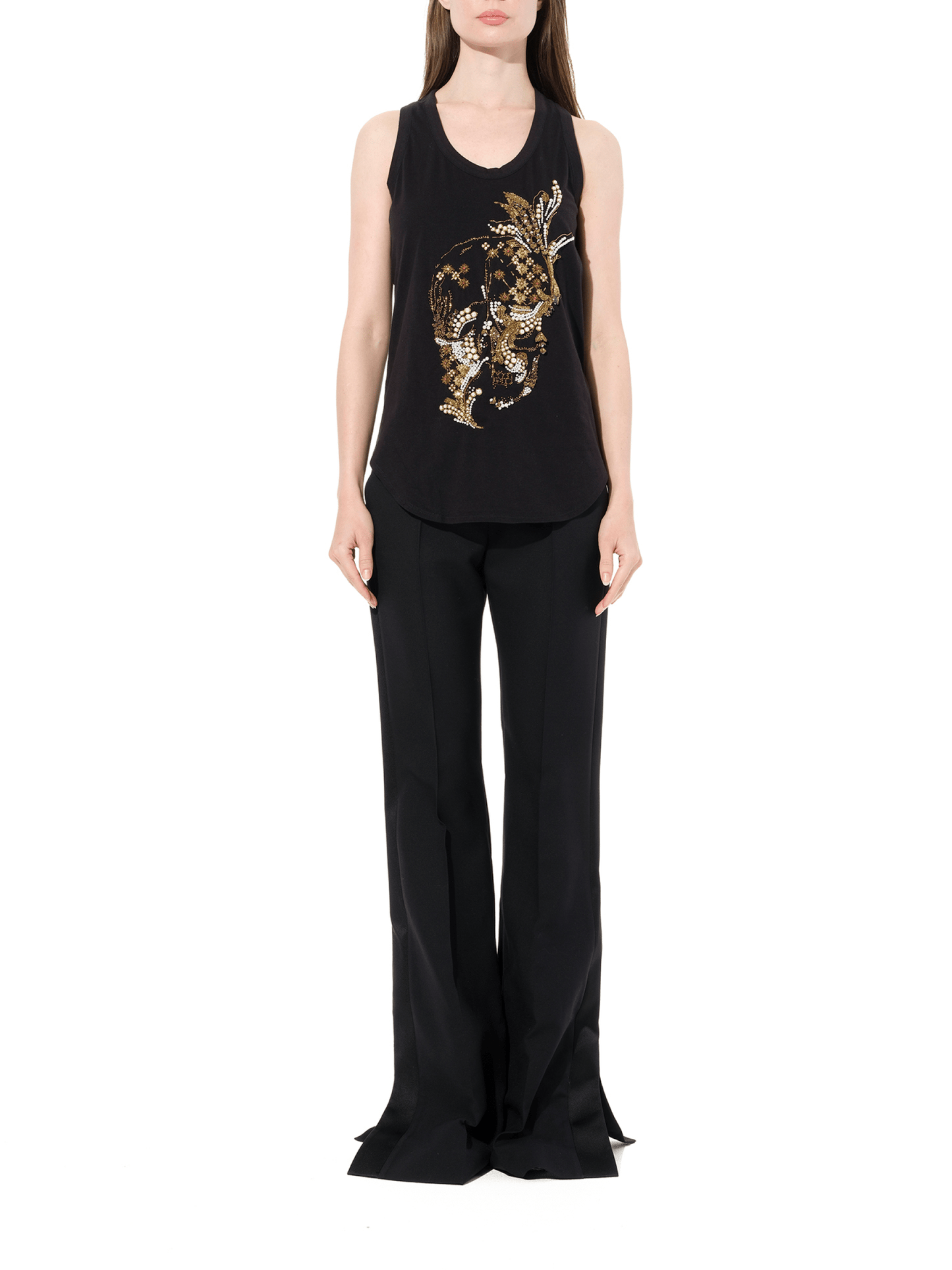 ALEXANDER MCQUEEN Sleeveless Top (Black)