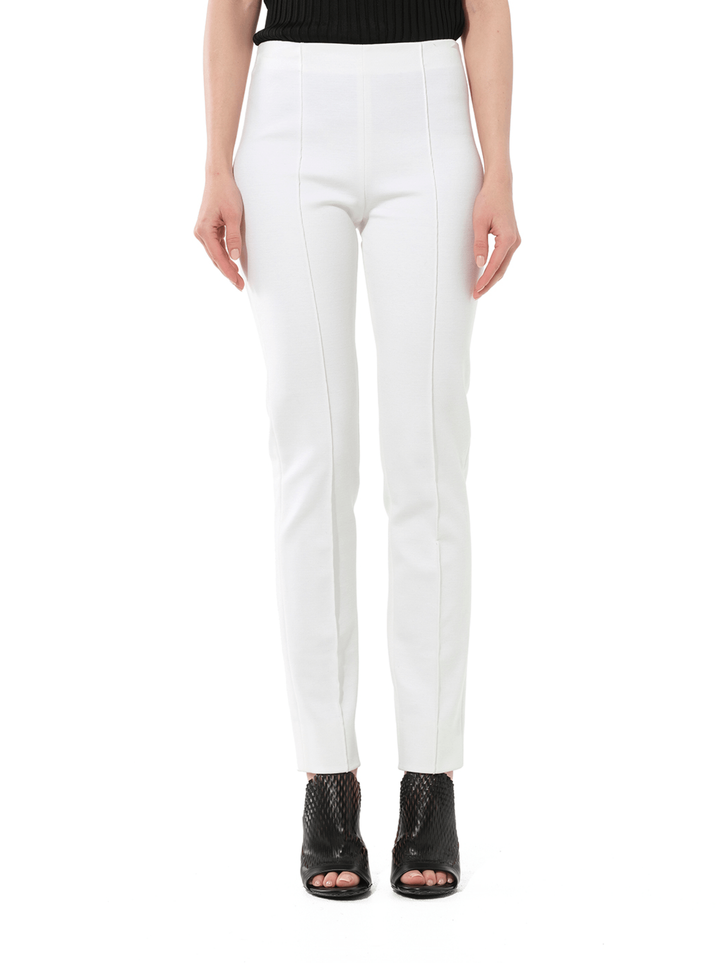 Image of a model wearing Pants. Productname: PUCCI Trousers in White colour by brand - PUCCI