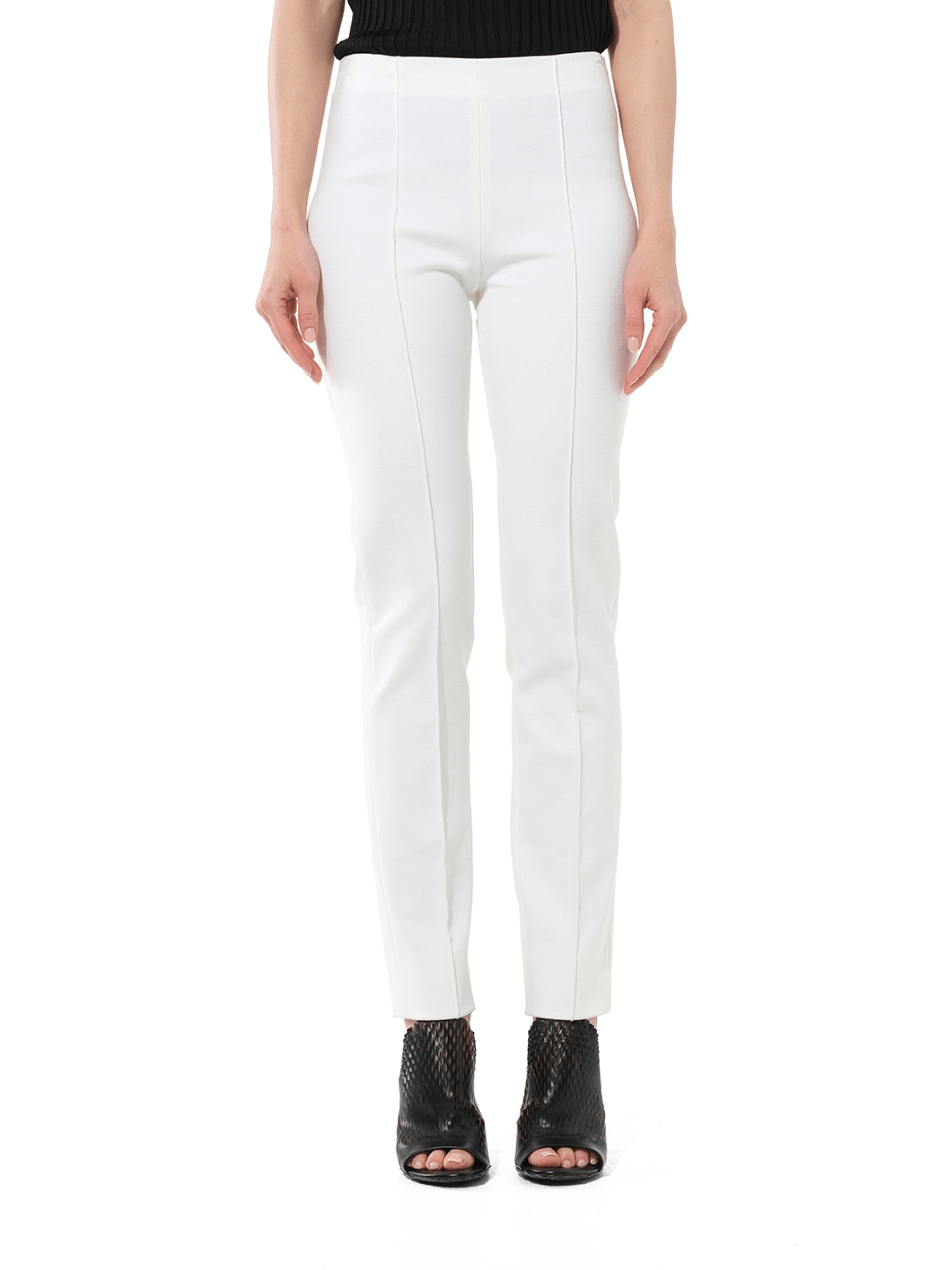 Image of a model wearing Pants. Productname: PUCCI Trousers in White colour by brand - PUCCI