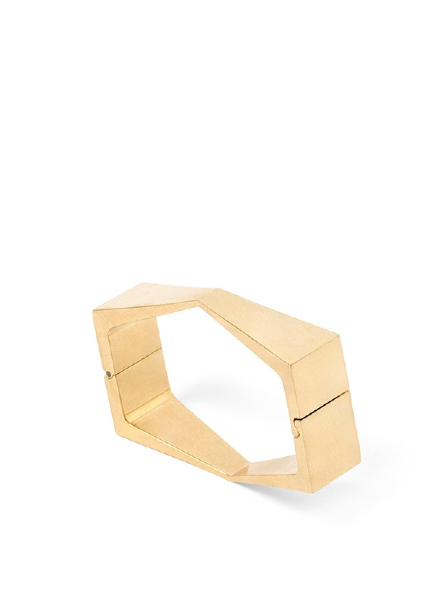 ALEXANDER MCQUEEN AMQ Stud Bridge Cuff (Gold)