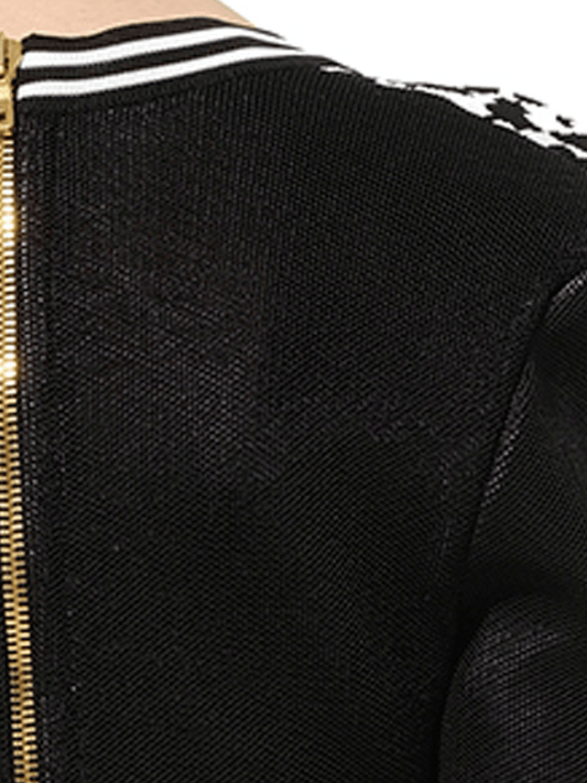 BALMAIN Knit Dress (Black White)
