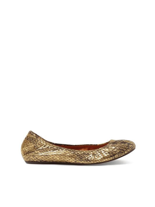 Image of Footwear. Productname: LANVIN Ballerina in Gold colour by brand - LANVIN