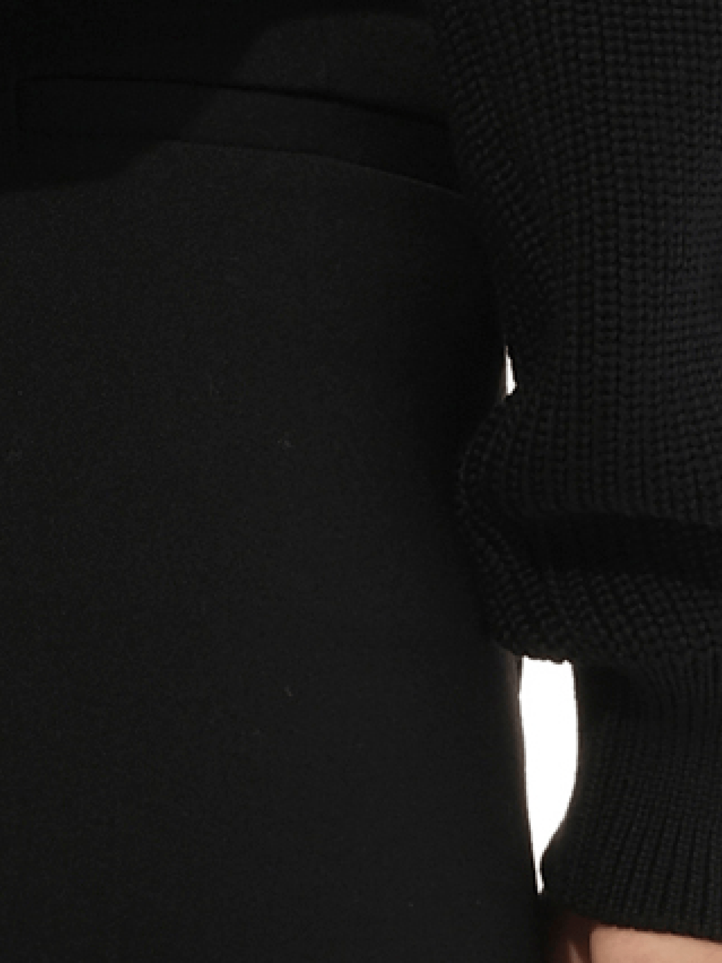 GIVENCHY Podium Long Sleeve Sweater (Black)