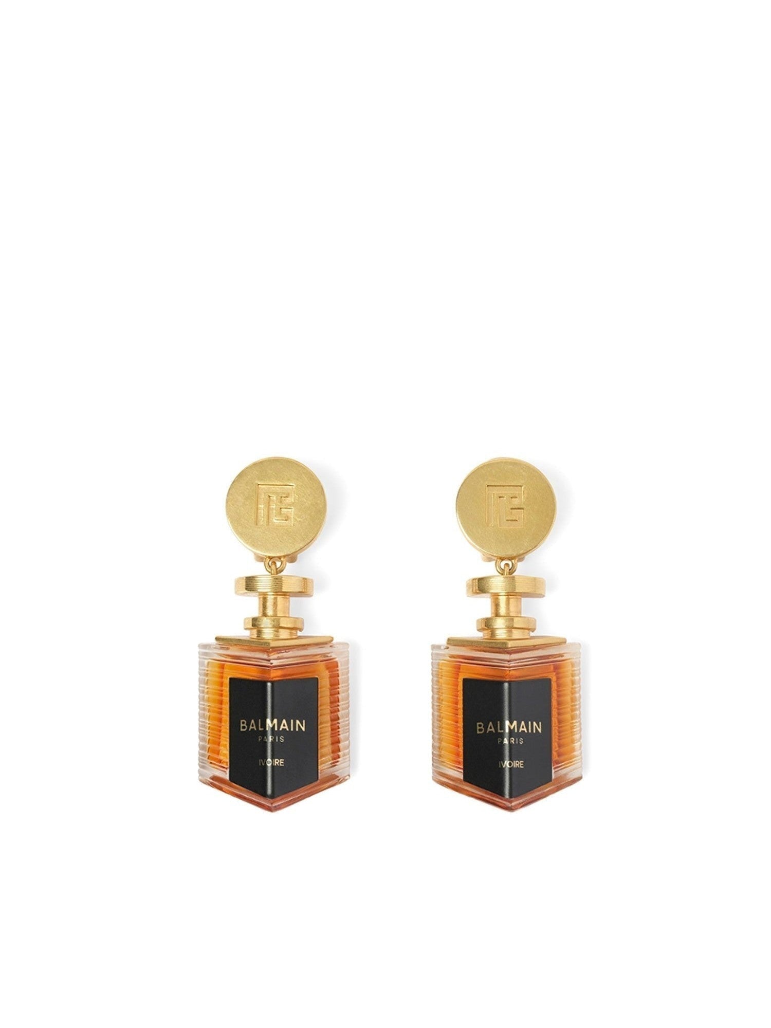 Image of Jewelry. Productname: BALMAIN Perfume Earrings in WHITE colour by brand - BALMAIN
