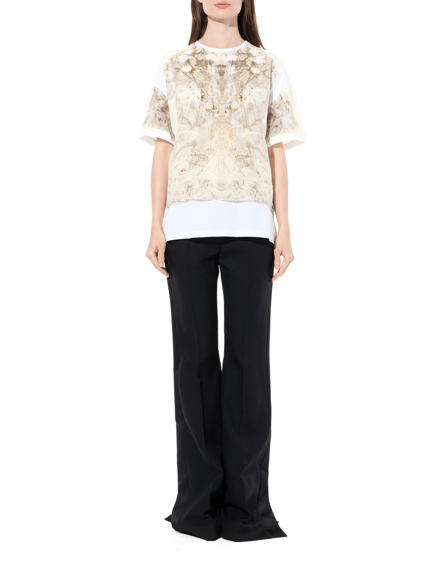 ALEXANDER MCQUEEN Trompe T-Shirt (White)