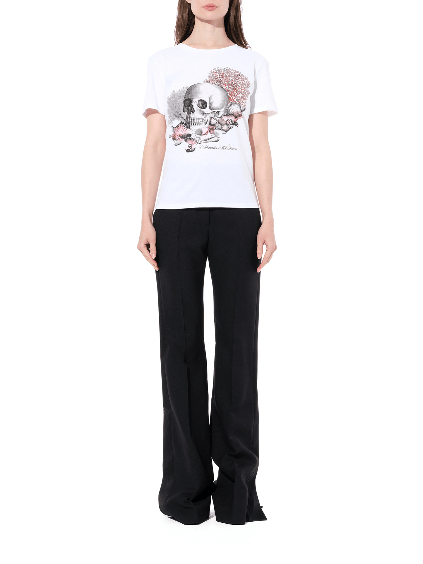 ALEXANDER MCQUEEN Cabinet S T-Shirt (White)