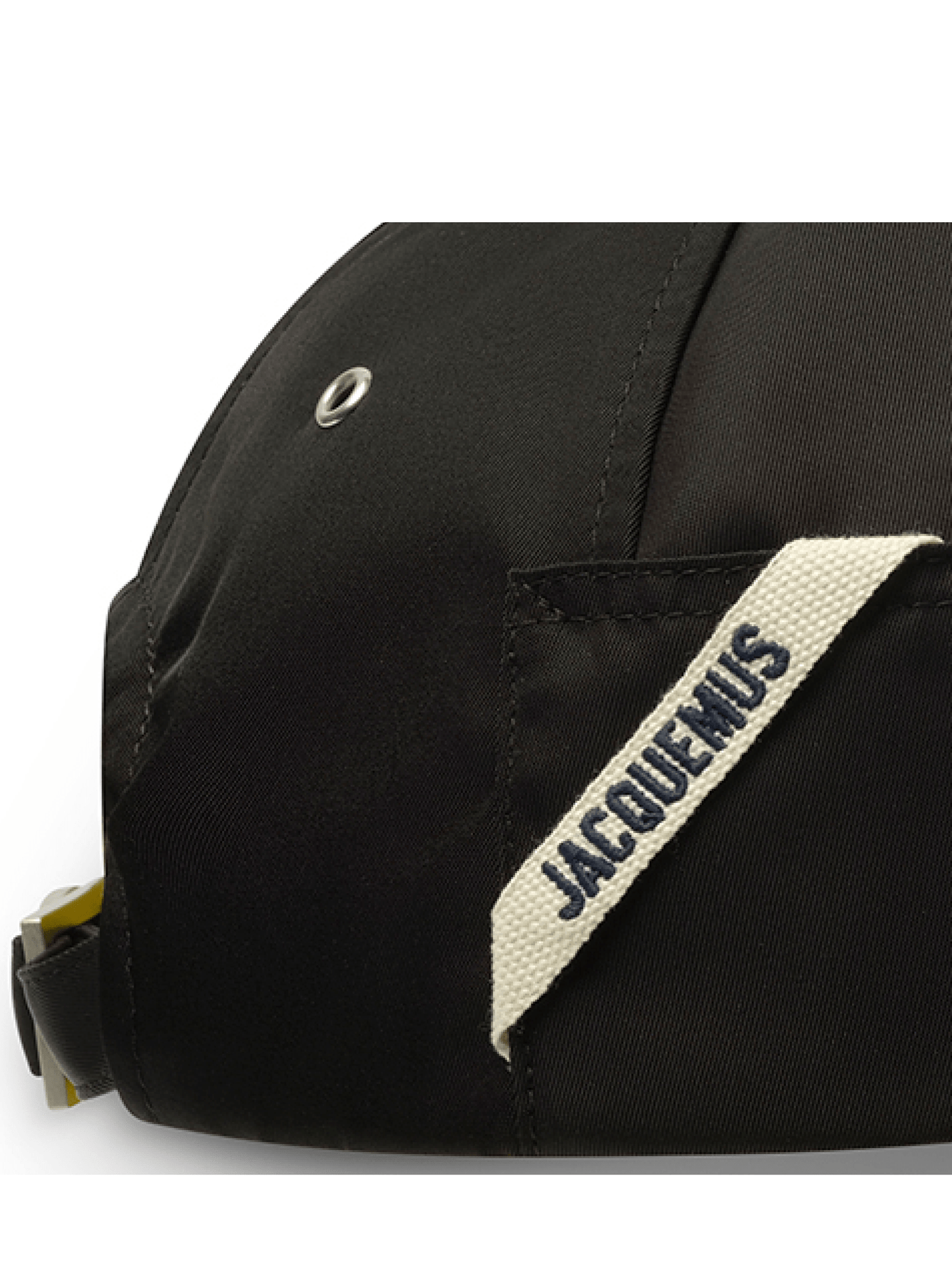 JACQUEMUS La Casquette Ovalie Cap (Black)