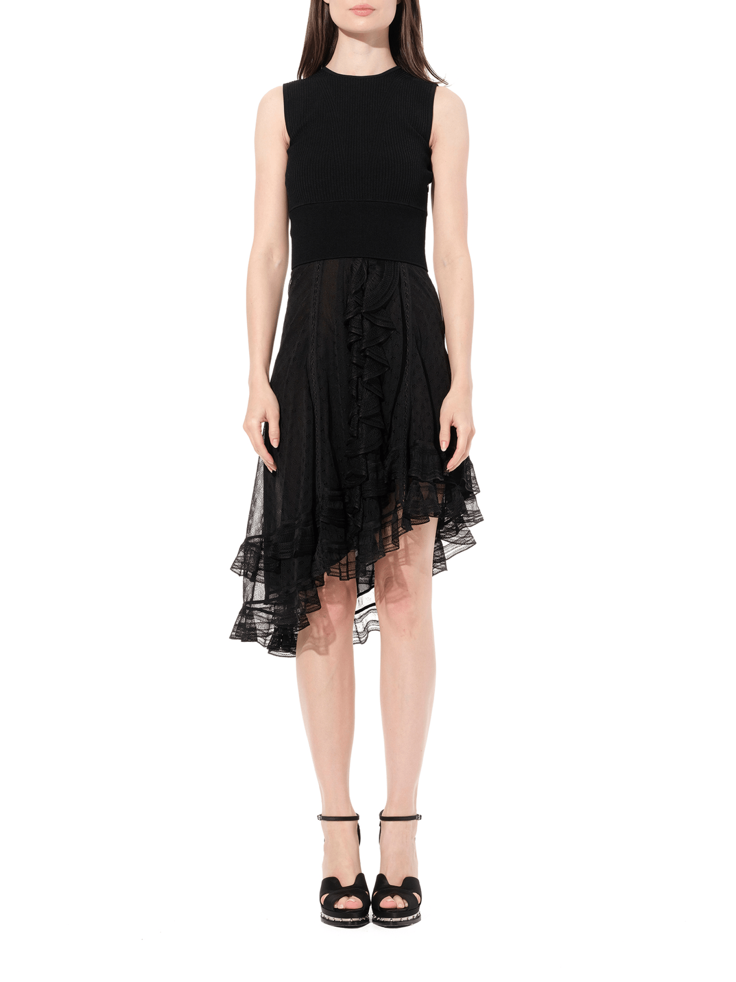 ALEXANDER MCQUEEN Mini Dress (Black)