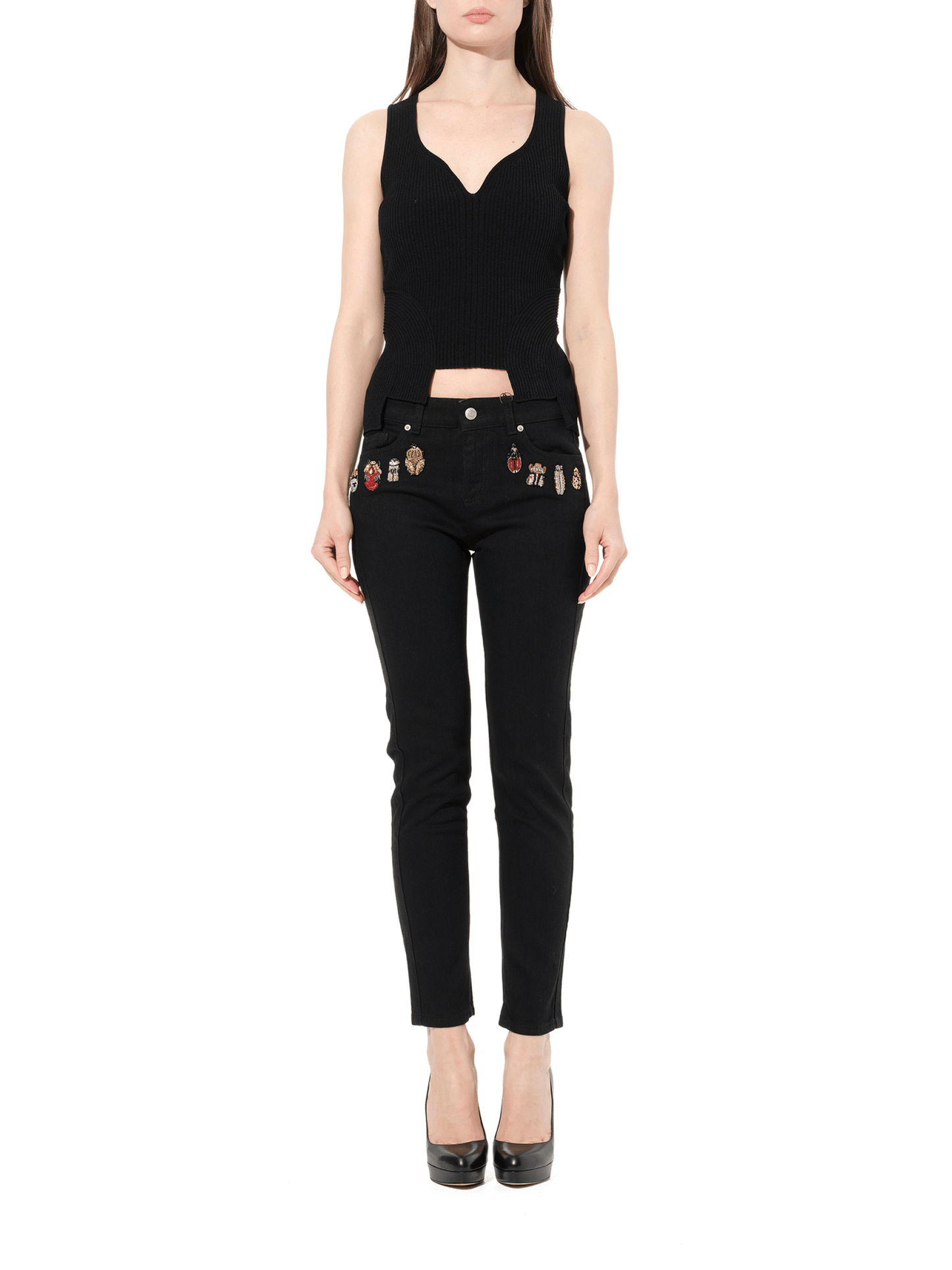 ALEXANDER MCQUEEN Washed Jeans (Black)