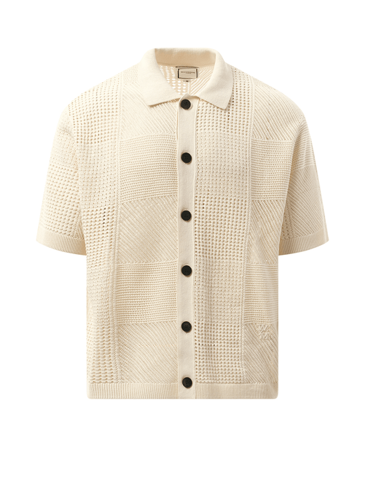 WOOYOUNGMI Crochet Shirt (White)