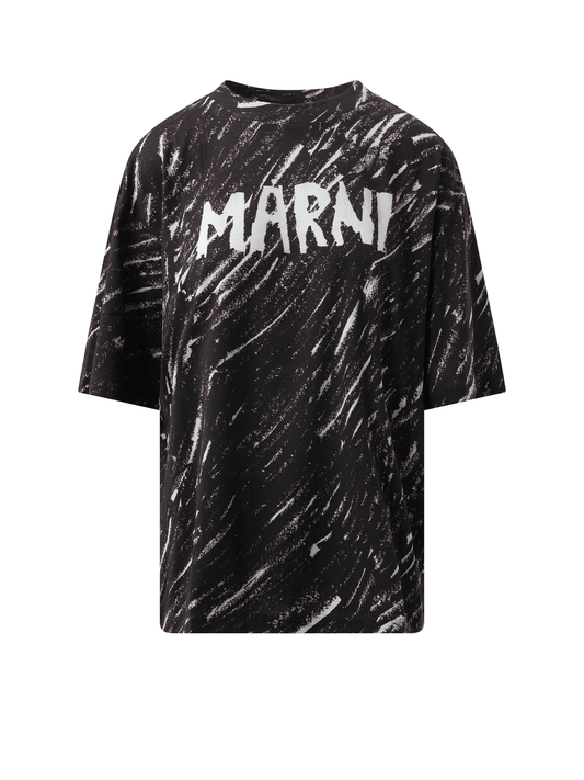 MARNI Scribbled Logo T-Shirt (Black)