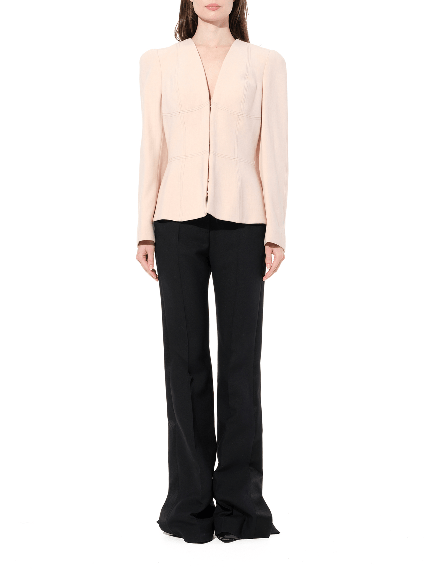 ALEXANDER MCQUEEN Wool Jacket (Cream)