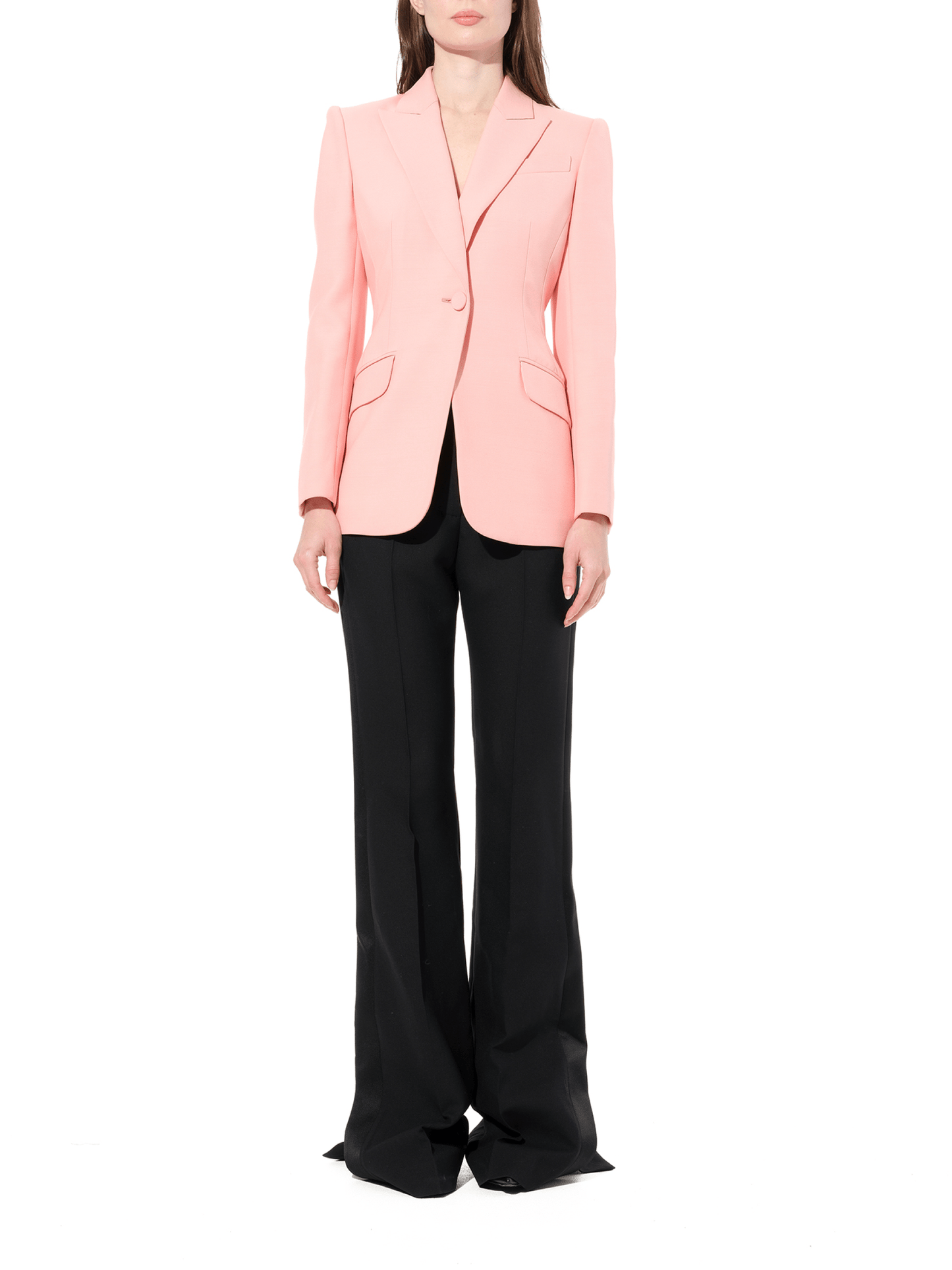 ALEXANDER MCQUEEN Straight Shoulder Jacket (Pink)
